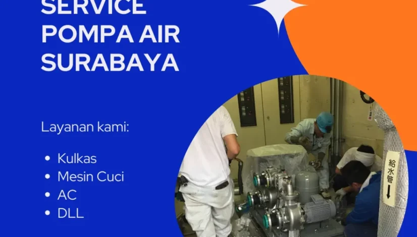 Service pompa air surabaya